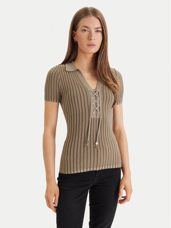 Guess Megztinis · Žalia · Regular Fit