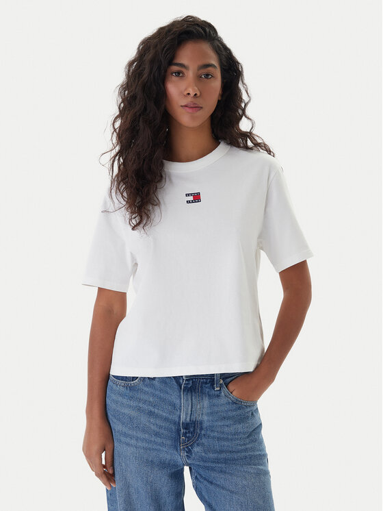 Tommy Jeans Marškinėliai · Écru