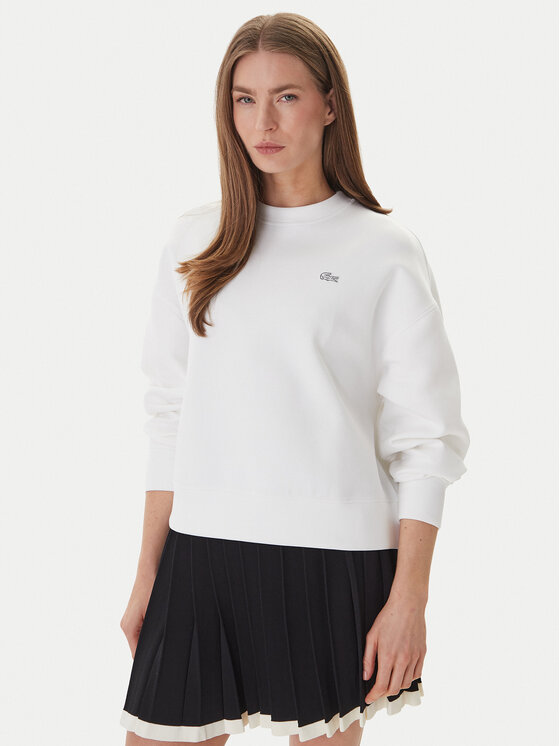 Lacoste Džemperis · Balta · Oversize