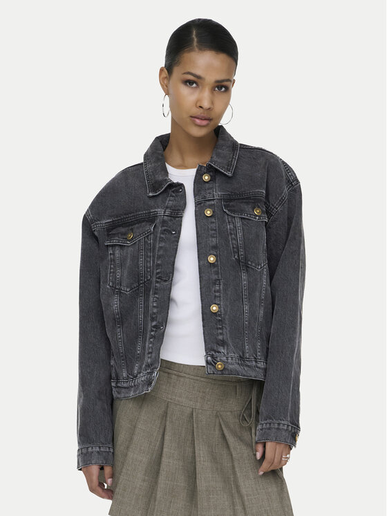 ONLY Džinsinė striukė · Juoda