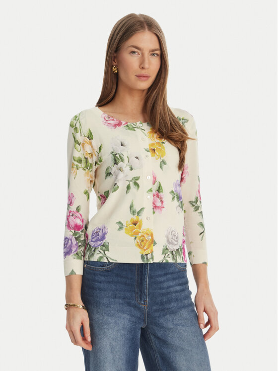 Luisa Spagnoli Kardiganas · Smėlio · Slim Fit