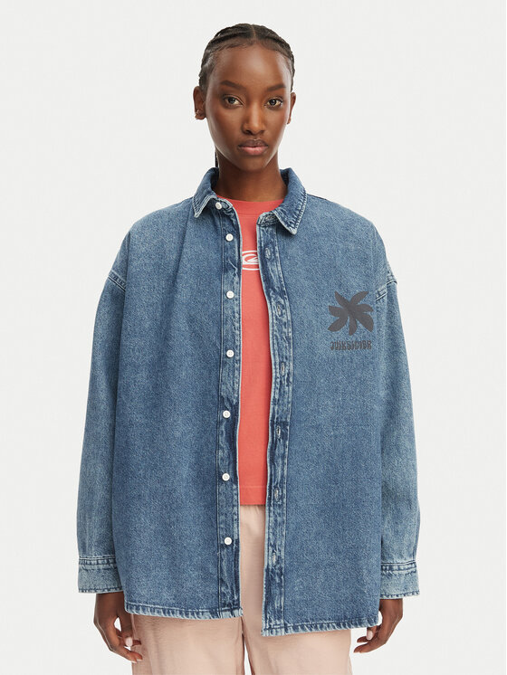 Quiksilver džinsiniai marškiniai  · Mėlyna