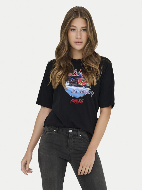 ONLY Marškinėliai · Juoda