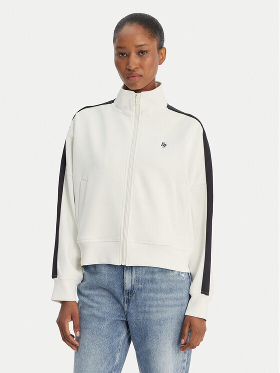 Guess Jeans Džemperis · Balta · Relaxed Fit