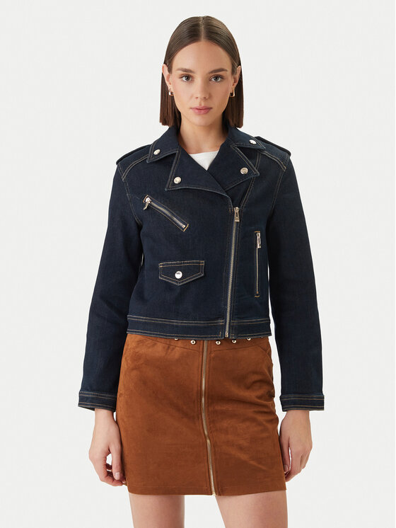 Morgan Džinsinė striukė · Tamsiai mėlyna