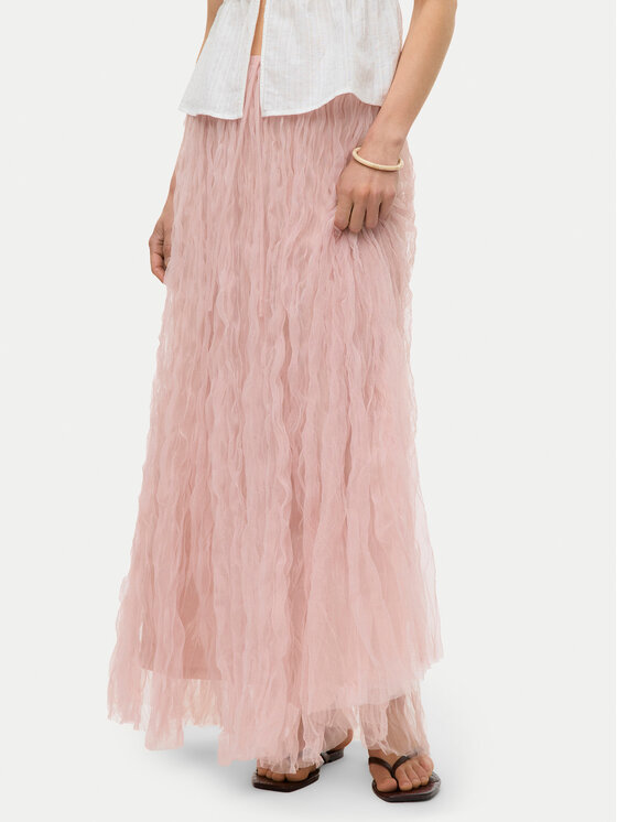 Vero Moda tiulio sijonas · Rožinė