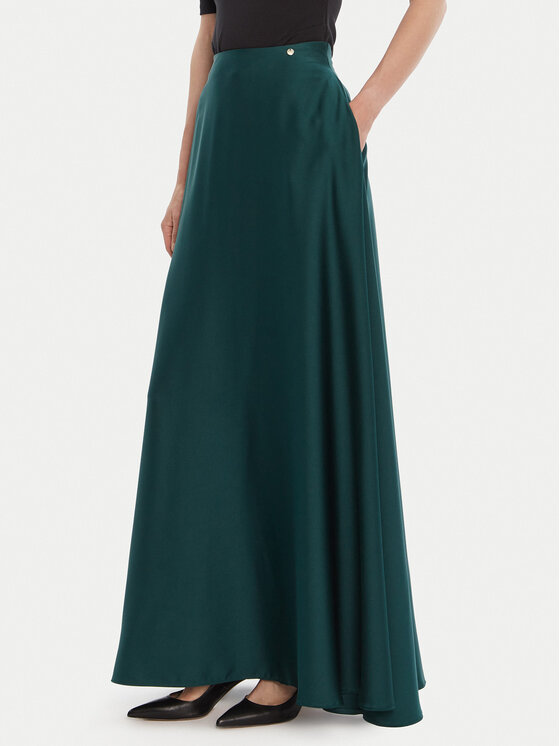 Rinascimento Trapecijos formos sijonas · Žalia · Maksi