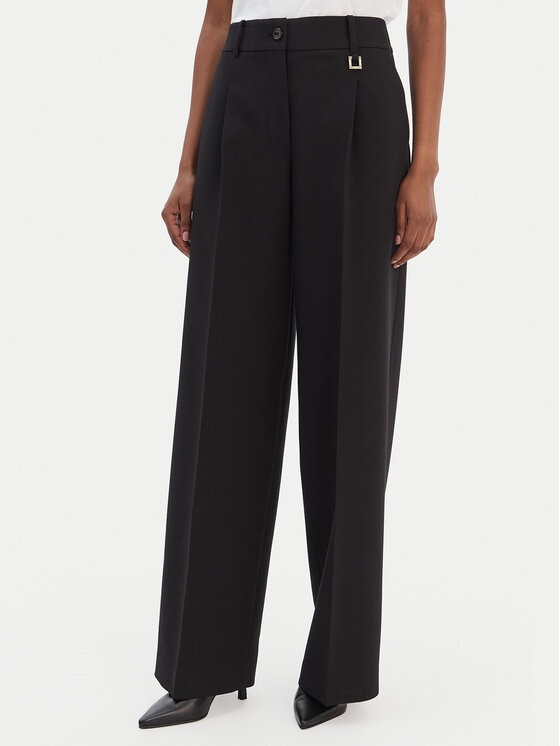 JOOP! Medžiaginės kelnės · Juoda · Regular Fit