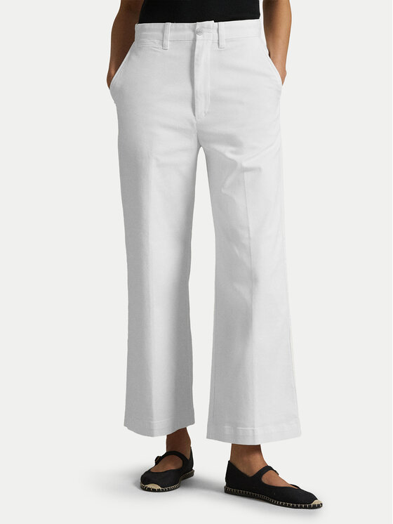 Polo Ralph Lauren Medžiaginės kelnės · Écru · Regular Fit