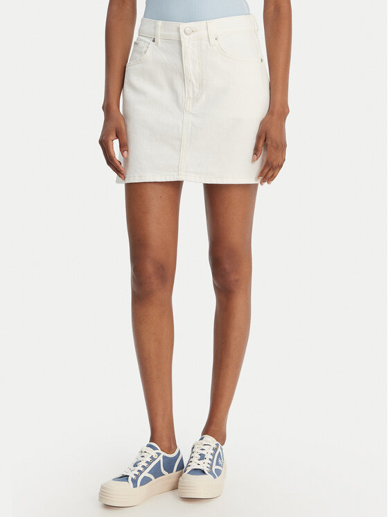 Guess Jeans Džinsinis sijonas · Balta