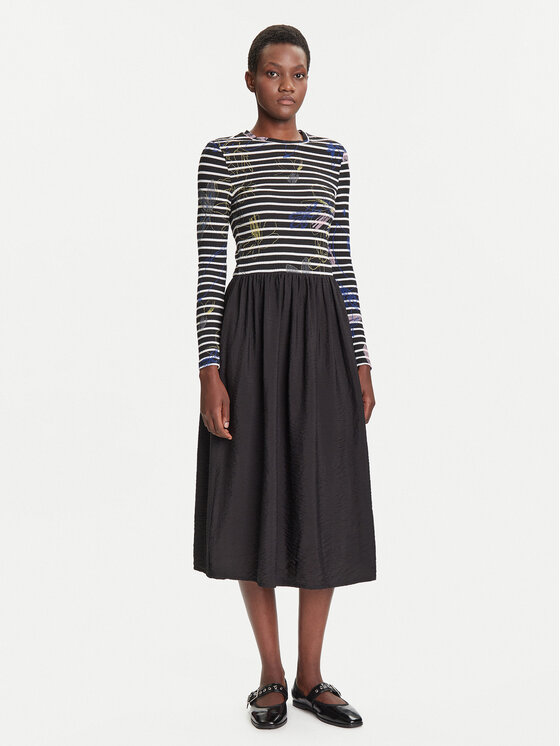 Desigual Kasdieninė suknelė · Juoda · Midi