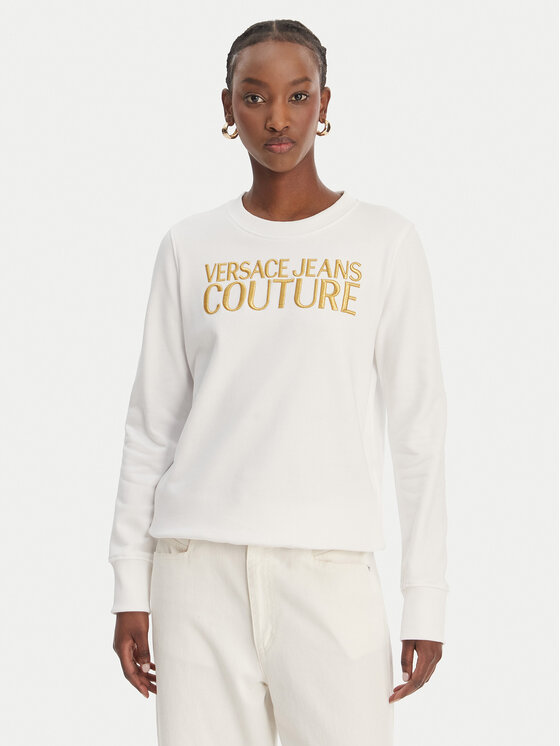 Versace Jeans Couture Džemperis · Balta · Regular Fit