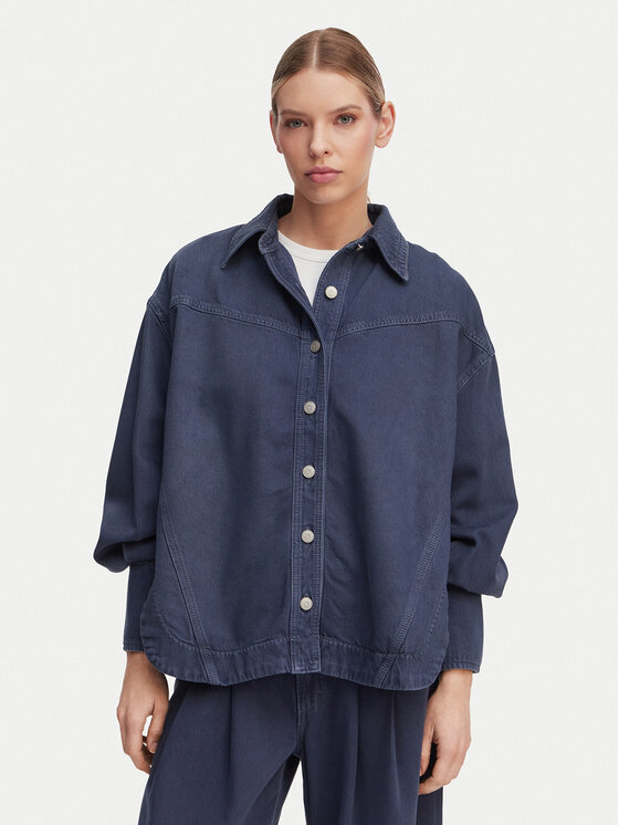 BOSS džinsiniai marškiniai  · Pilka