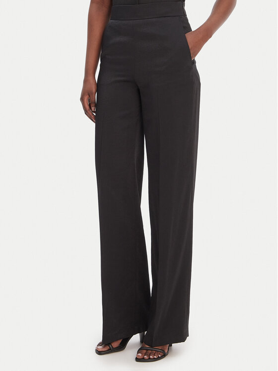 Morgan Palazzo kelnės · Juoda · Regular Fit