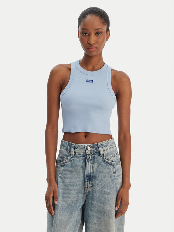 HUGO Marškinėliai · Žydra