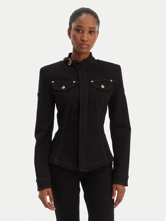 Versace Jeans Couture Džinsinė striukė · Juoda