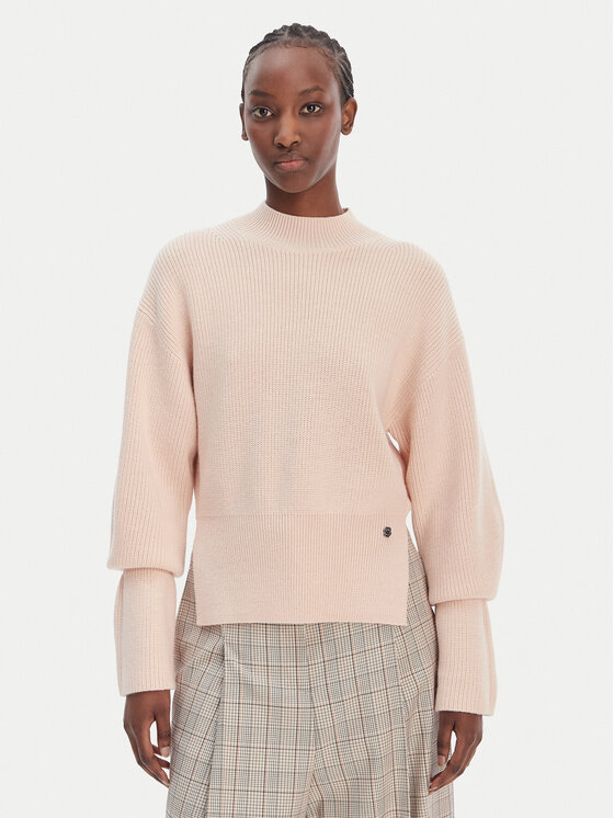 BOSS Megztinis · Rožinė · Regular Fit