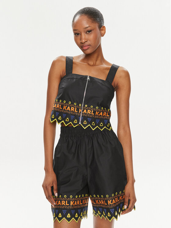 KARL LAGERFELD Marškinėliai · Juoda