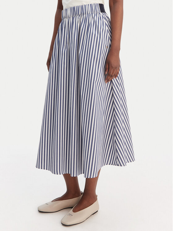 JOOP! Trapecijos formos sijonas · Mėlyna · Midi