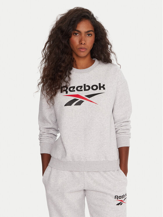 Reebok Džemperis · Pilka · Regular Fit