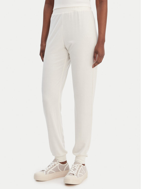 Guess Sportinės kelnės · Écru · Regular Fit