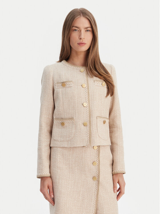 Luisa Spagnoli Švarkas · Smėlio · Regular Fit