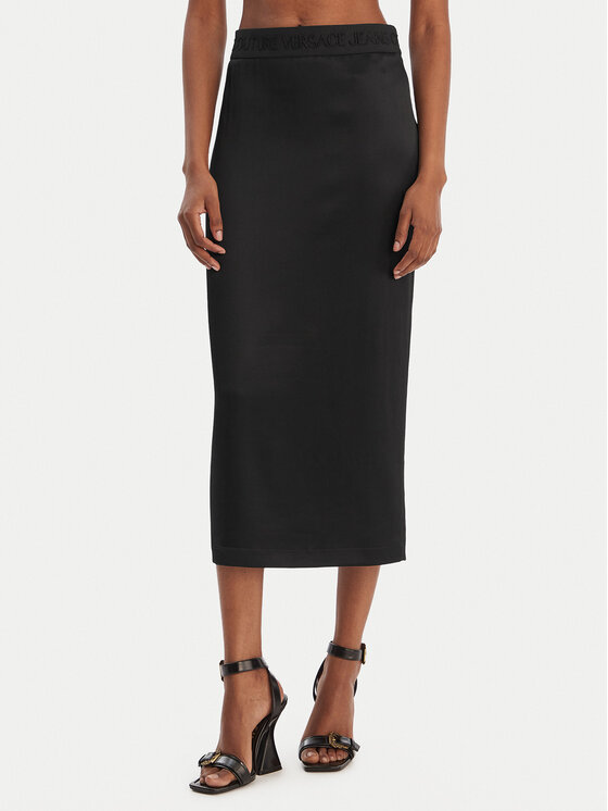 Versace Jeans Couture Tiesus sijonas · Juoda