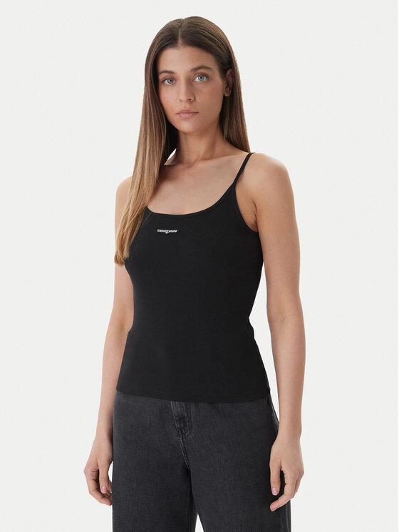 Tommy Jeans Marškinėliai · Juoda
