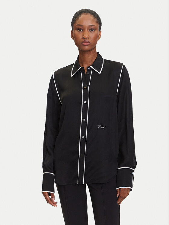 KARL LAGERFELD Marškiniai · Juoda