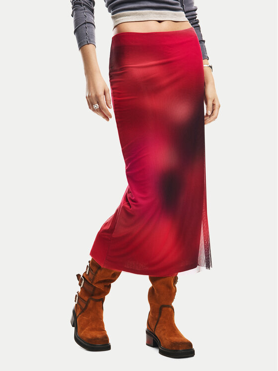 Desigual Tiesus sijonas · Raudona