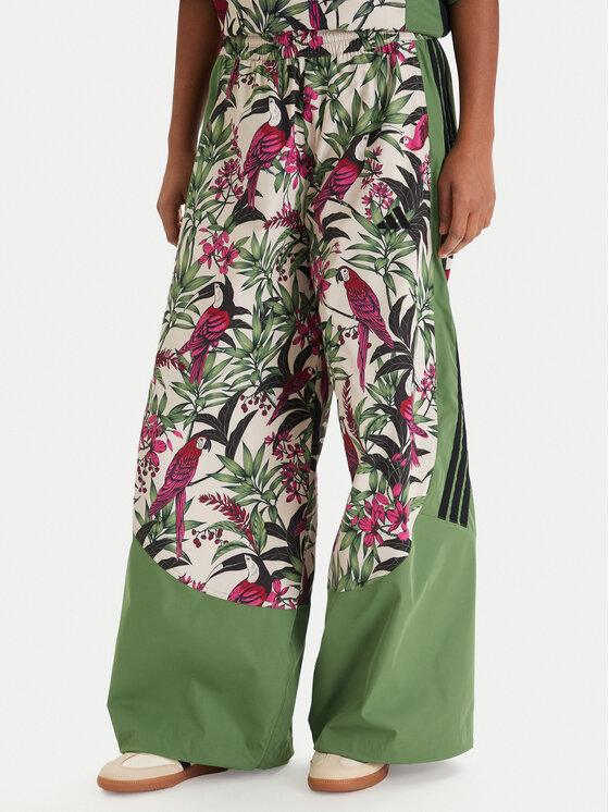 adidas Sportinės kelnės · Žalia · Relaxed Fit