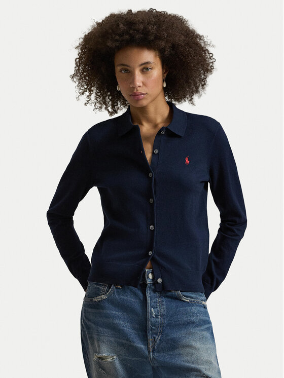 Polo Ralph Lauren Kardiganas · Tamsiai mėlyna · Slim Fit