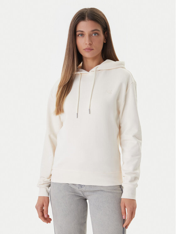 Calvin Klein Jeans Džemperis · Écru · Relaxed Fit