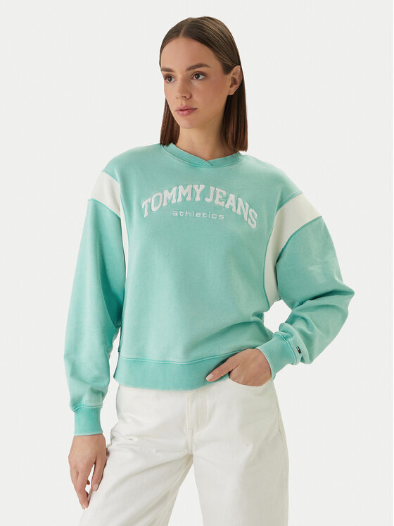 Tommy Jeans Džemperis · Žalia · Regular Fit