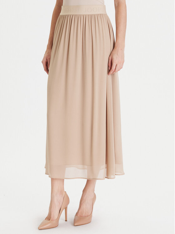 JOOP! Trapecijos formos sijonas · Smėlio · Maksi