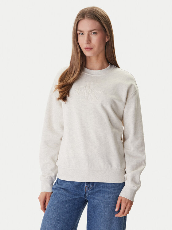 Calvin Klein Jeans Džemperis · Smėlio · Regular Fit