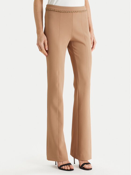Kodas 20MAY Marciano Guess Medžiaginės kelnės · Smėlio · Regular Fit