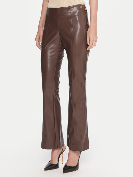 Marciano Guess Dirbtinės odos kelnės · Ruda · Slim Fit