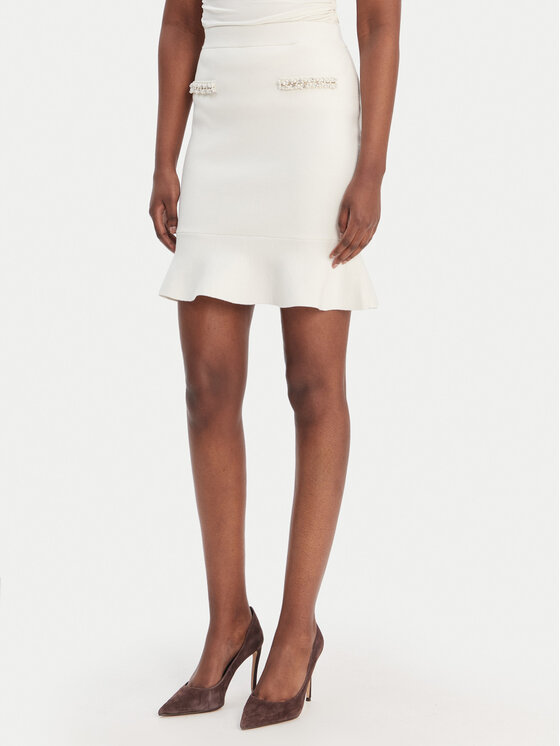 Guess Mini sijonas · Écru · Mini