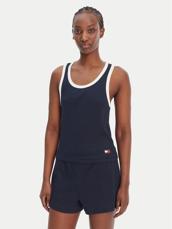Tommy Hilfiger Marškinėliai · Tamsiai mėlyna