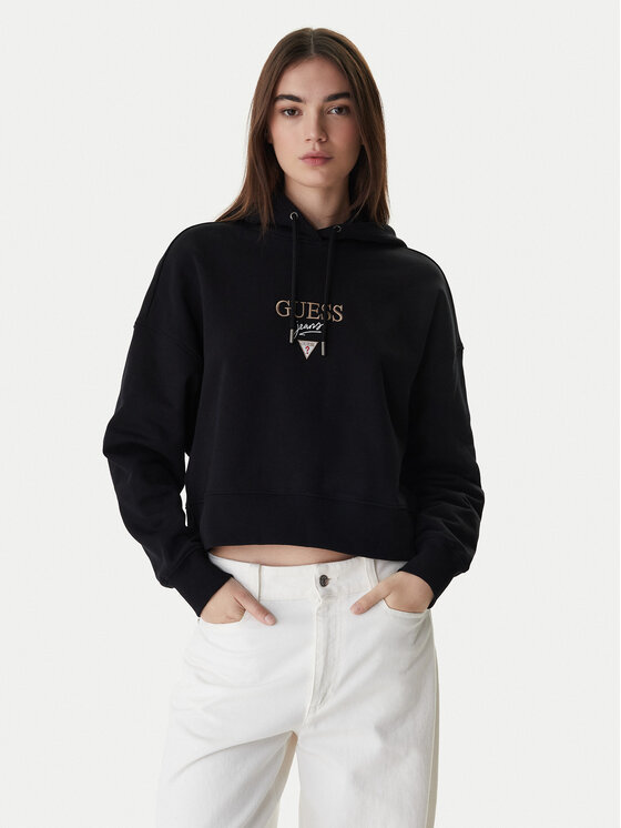 Guess Jeans Džemperis · Juoda · Relaxed Fit