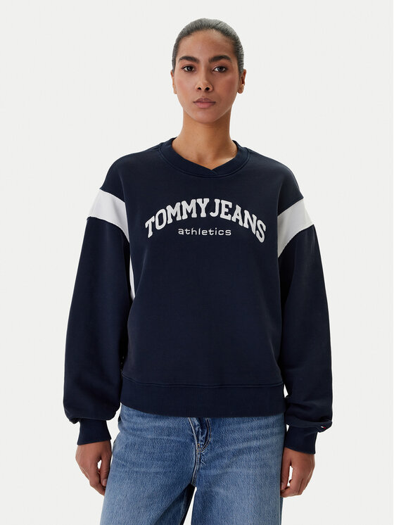 Tommy Jeans Džemperis · Tamsiai mėlyna · Relaxed Fit