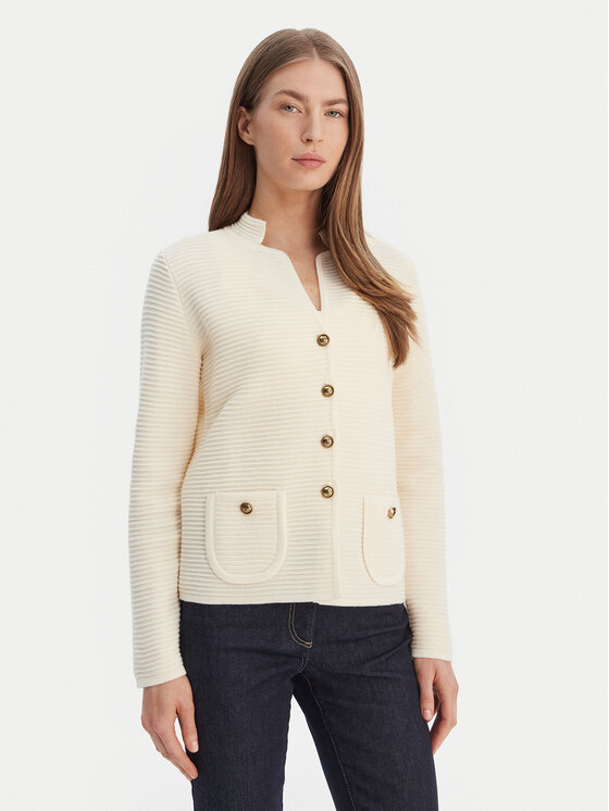 Luisa Spagnoli Kardiganas · Écru · Regular Fit