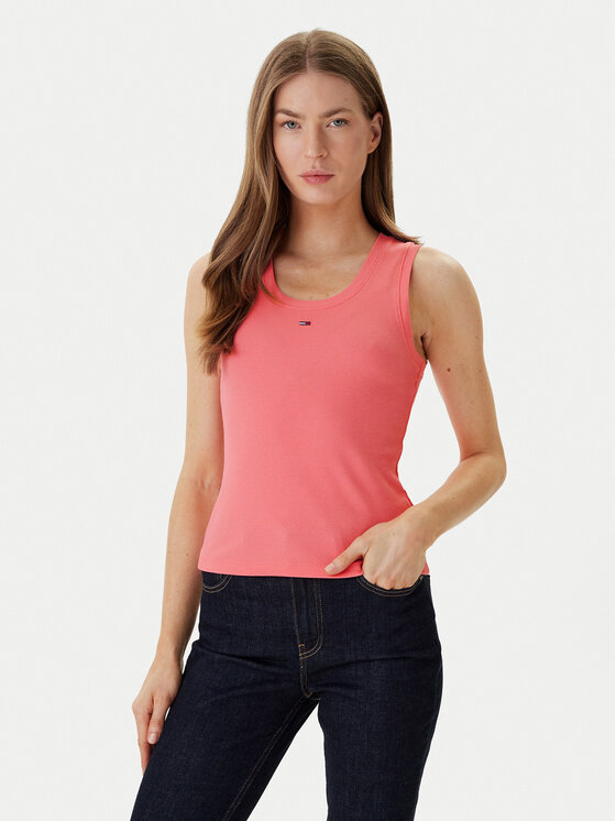 Tommy Jeans Marškinėliai · Rožinė