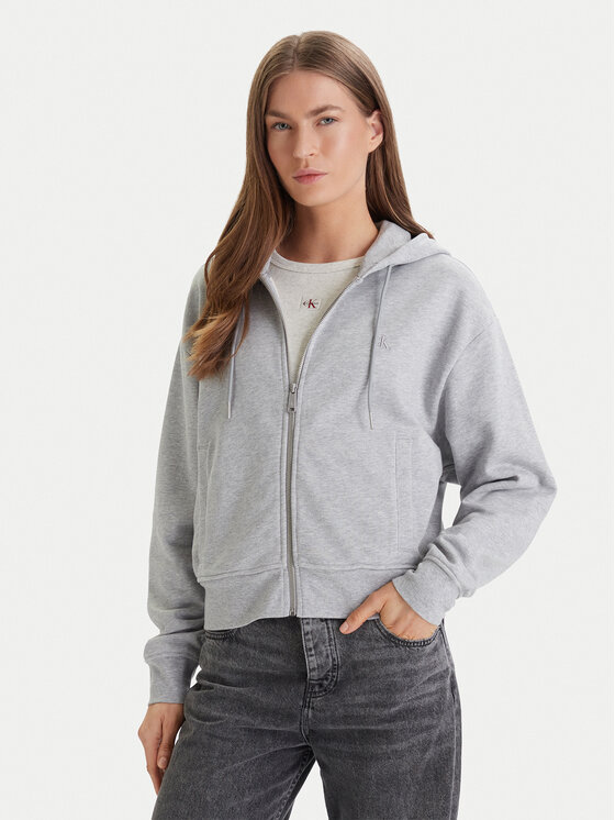 Calvin Klein Jeans Džemperis · Pilka · Relaxed Fit