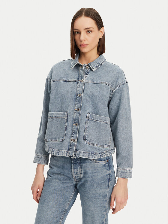 Kodas 20MAY Vero Moda džinsiniai marškiniai  · Mėlyna