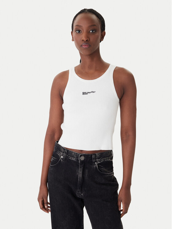 Karl Lagerfeld Jeans Marškinėliai · Écru
