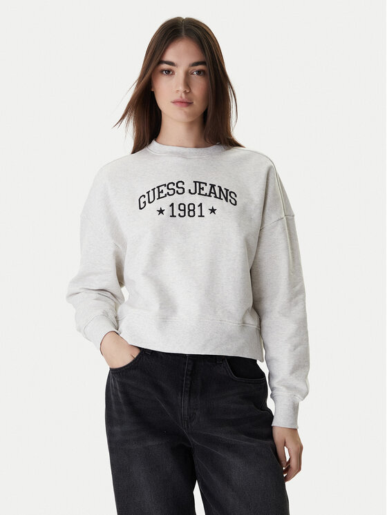 Guess Jeans Džemperis · Pilka · Relaxed Fit