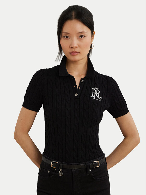 LAUREN RALPH LAUREN Megztinis · Juoda · Slim Fit