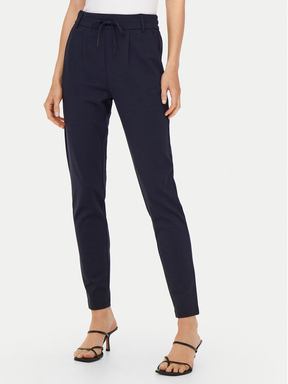 ONLY Medžiaginės kelnės · Tamsiai mėlyna · Regular Fit
